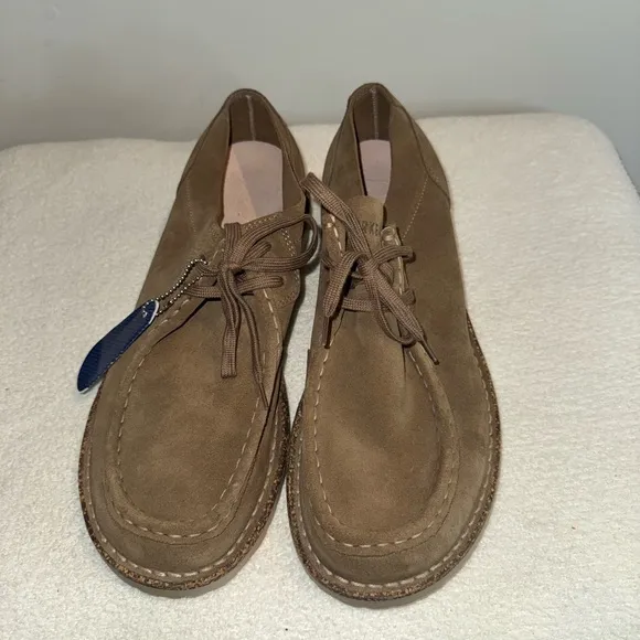 Birkenstock Brown Chukka Boat Shoes with Suede Finish. Size 45. NWT