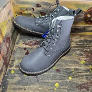 BIRKENSTOCK  BRYSON  GREY FLEECED LINED‎ WOMENS COMBAT  BOOTS NEW - SIZE 42 [11]