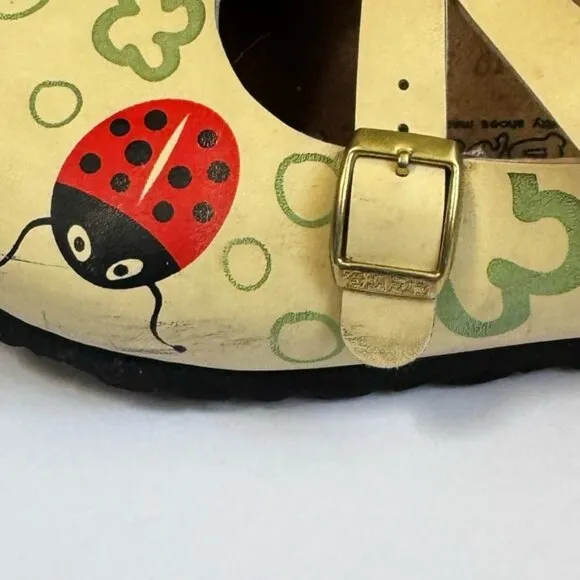 Birkenstock Dorian Ladybird Lady Bug Clogs Sandals Shoes Maryjane Mules Boho  7