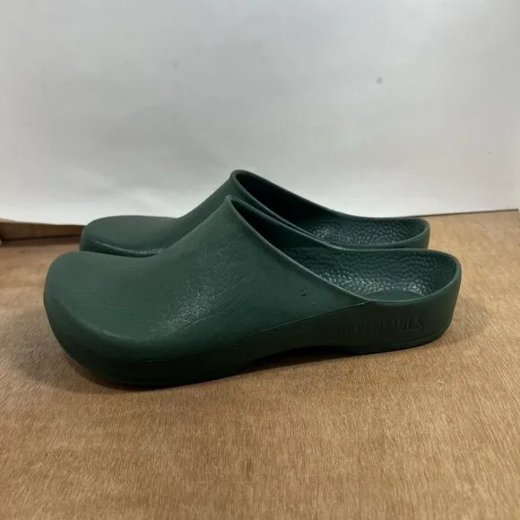 Birkenstock Professional Men's Size 7.5 Green Clogs Profi Birki Walking Shoes