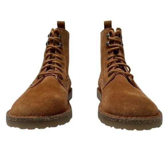 Birkenstock Bryson Combat Suede Boots 42 W11 cashew tan lace up excellent used