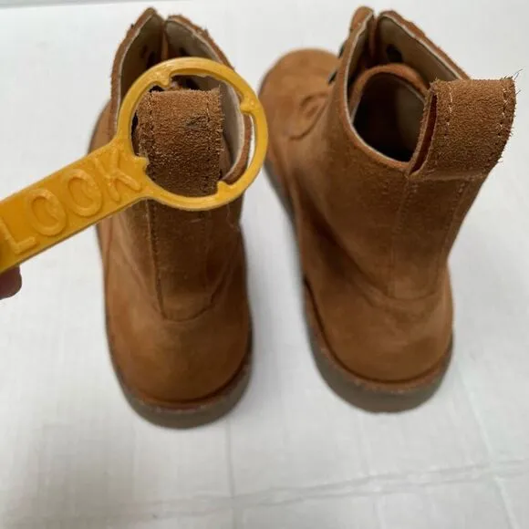 Birkenstock Bryson Combat Suede Boots 42 W11 cashew tan lace up excellent used