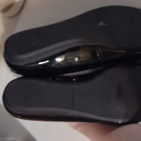Black Ballet Elsie peep toe flats Cole Hann 8b