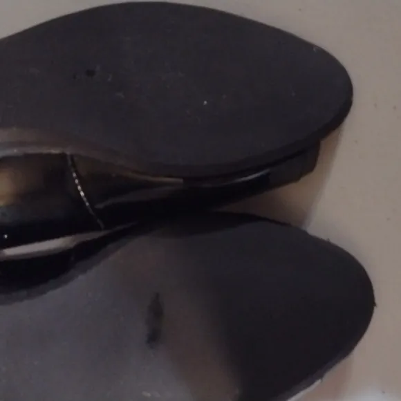 Black Ballet Elsie peep toe flats Cole Hann 8b
