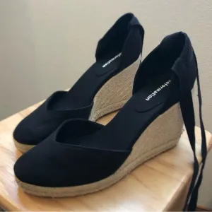 Black Reformation Espadrille Wedges