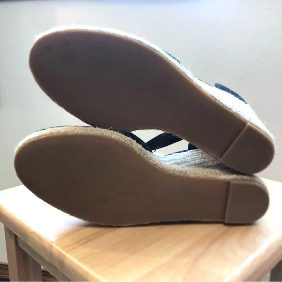 Black Reformation Espadrille Wedges