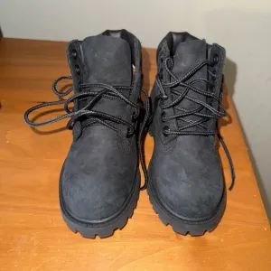 Black timbs Lace-Up Boots