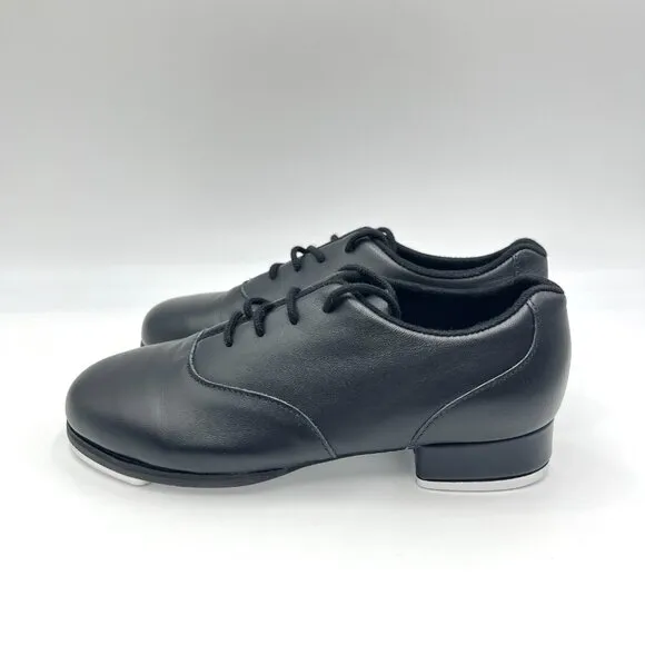 Bloch Big Girls 4.5 S0327L Chloe And Maud Black Leather Oxford Tap Shoes