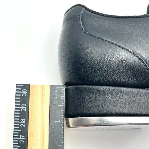 Bloch Big Girls 4.5 S0327L Chloe And Maud Black Leather Oxford Tap Shoes