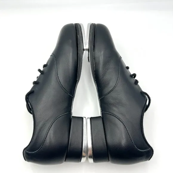 Bloch Big Girls 4.5 S0327L Chloe And Maud Black Leather Oxford Tap Shoes