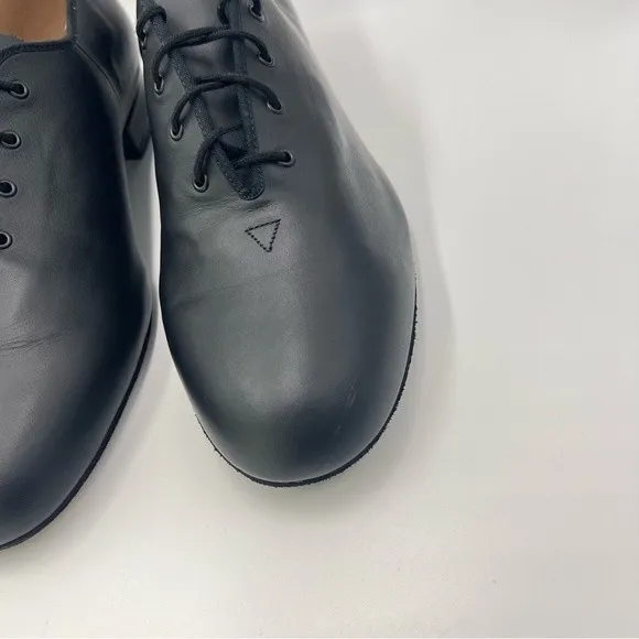 Bloch Men's S0300MS Jazz Black Leather Suede Sole Oxford Dance Shoes Size 12.5