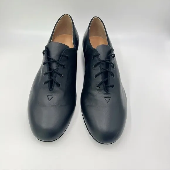 Bloch Men's S0300MS Jazz Black Leather Suede Sole Oxford Dance Shoes Size 12.5