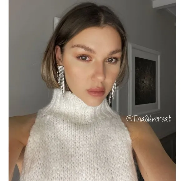 BLOGGER'S FAVE! Zara Knit Vest White NWT