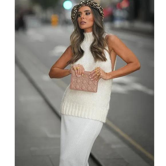 BLOGGER'S FAVE! Zara Knit Vest White NWT