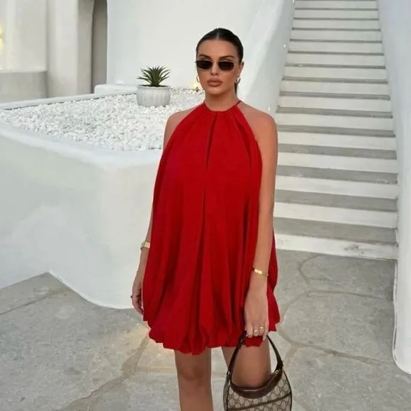 BLOGGER'S FAVE!  Zara ZW COLLECTION MINI BALLOON DRESS