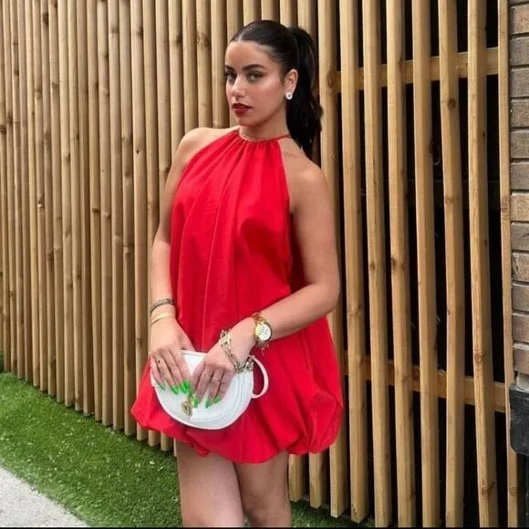 BLOGGER'S FAVE!  Zara ZW COLLECTION MINI BALLOON DRESS