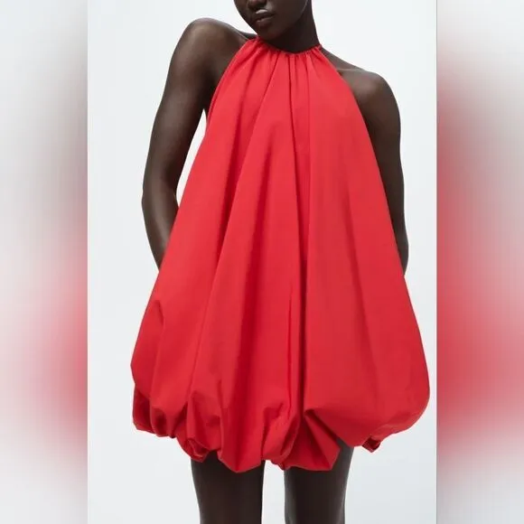 BLOGGER'S FAVE!  Zara ZW COLLECTION MINI BALLOON DRESS