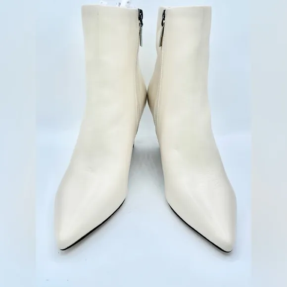 BN Sanctuary Cream Pacer Wedges Boots Size 9M