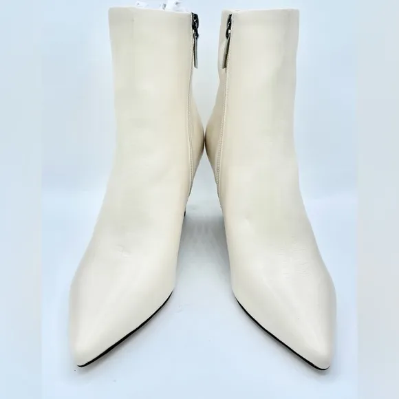 BN Sanctuary Cream Pacer Wedges Boots Size 9M