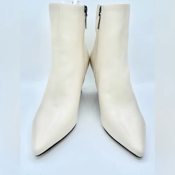 BN Sanctuary Cream Pacer Wedges Boots Size 9M