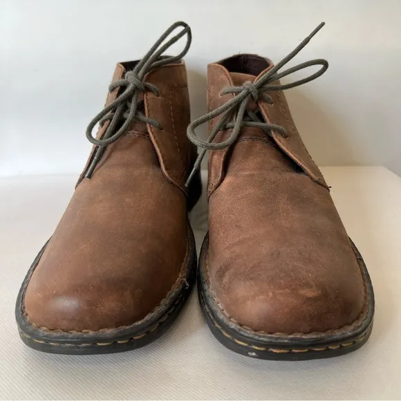 Born Harrison Brown Leather Chukka Boots Lace Up