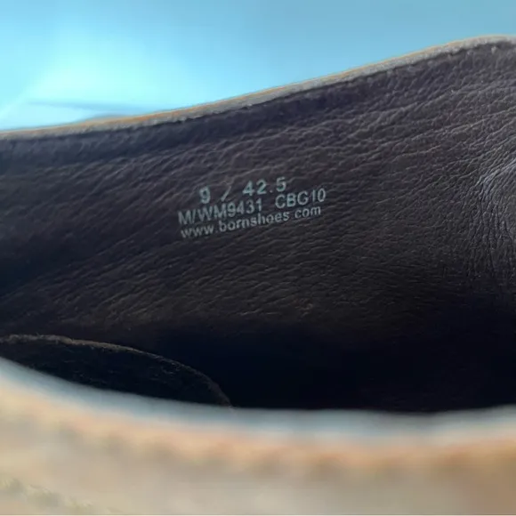 Born Harrison Brown Leather Chukka Boots Lace Up