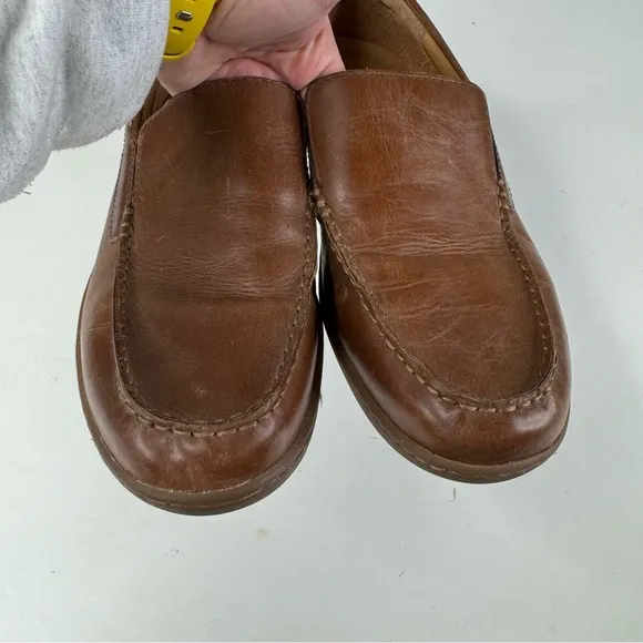Born Men's Brown Leather Loafers Size 13.5