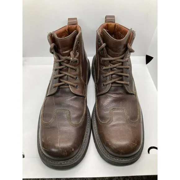 Bostonian Blue Vintage‎ Leather Boots men's 11M Lace up