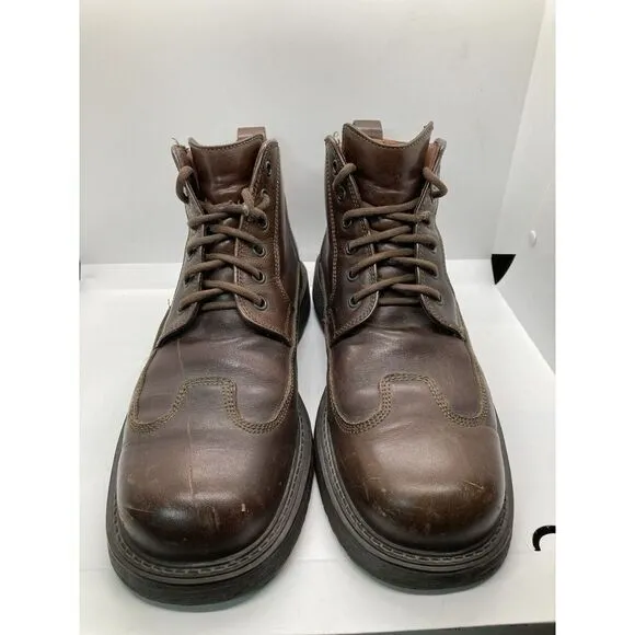 Bostonian Blue Vintage‎ Leather Boots men's 11M Lace up