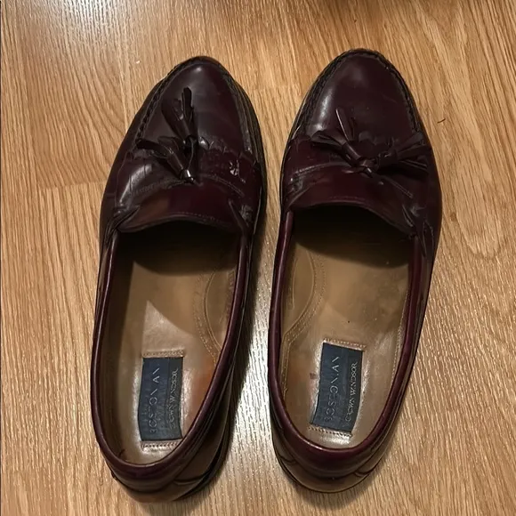 Bostonian Crown Windsor First Flex Men's Brown Loafers With Tassels Sz 10 D/B