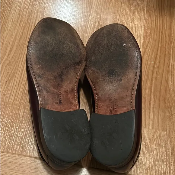 Bostonian Crown Windsor First Flex Men's Brown Loafers With Tassels Sz 10 D/B