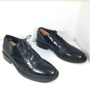 Bostonian Strada Men's Leather Oxford Lace-Up Shoes Black Size 12