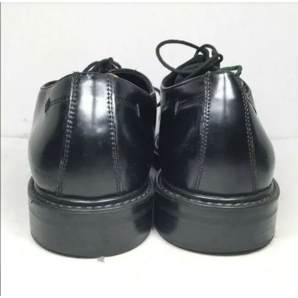 Bostonian Strada Men's Leather Oxford Lace-Up Shoes Black Size 12