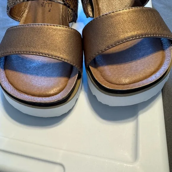 Brand New Ankle Strap Platform Wedges