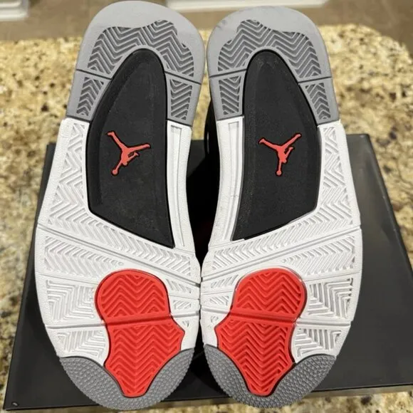 Brand New Retro Infrared grey and Red Shoes