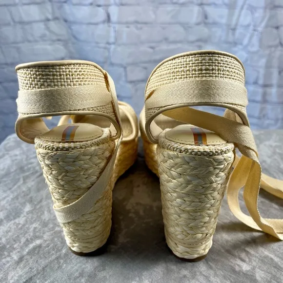 Brand New Sam Edelman Vaughn Ankle Tie Espadrille Size 10
