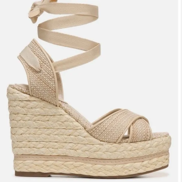 Brand New Sam Edelman Vaughn Ankle Tie Espadrille Size 10