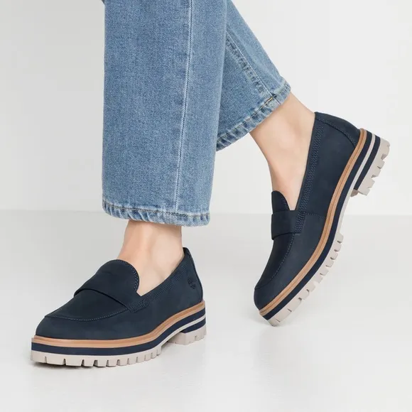 Brand New Timberland Leather Unisex Derby Oxford Navy W 41.5 M40