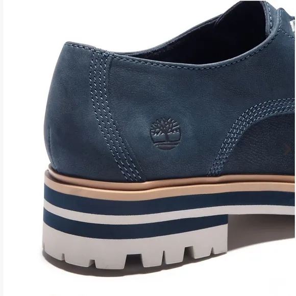 Brand New Timberland Leather Unisex Derby Oxford Navy W 41.5 M40
