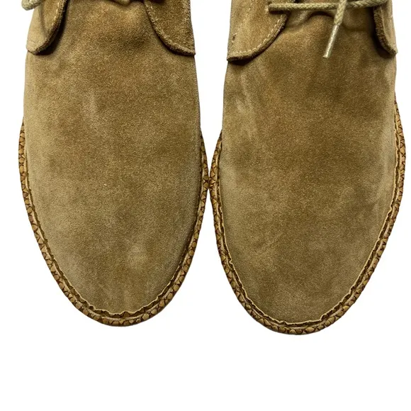 BRIMARTS Suede Leather Lace Up Chukka Boots Shoes Tan Mens Size 43/10