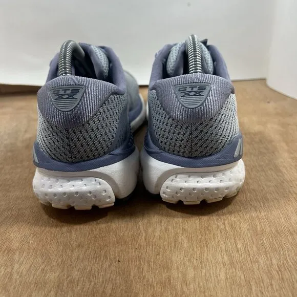 Brooks Adrenaline GTS 20 Women Size 10.5 1202961B073 Gray Running Shoes Sneakers