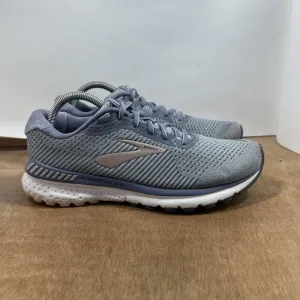 Brooks Adrenaline GTS 20 Women Size 10.5 1202961B073 Gray Running Shoes Sneakers