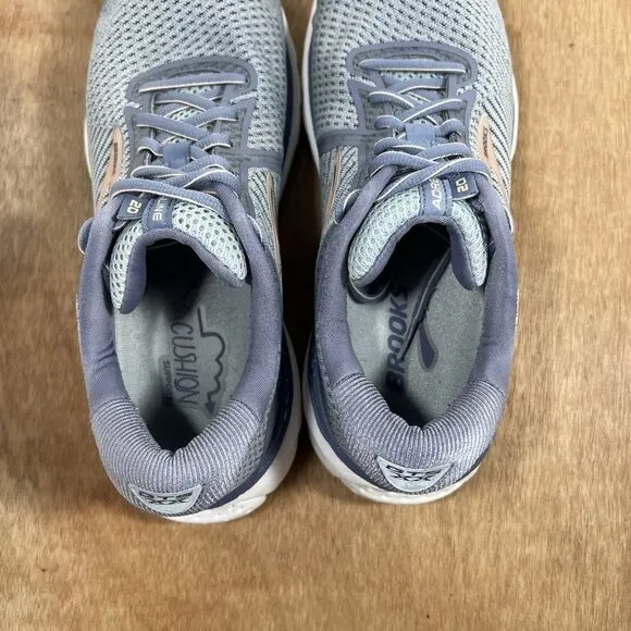 Brooks Adrenaline GTS 20 Women Size 10.5 1202961B073 Gray Running Shoes Sneakers