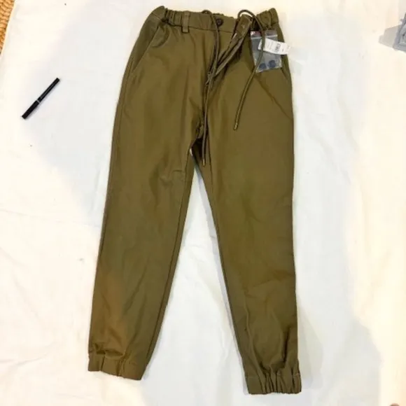 Brooks Brothers Cotton Olive Joggers 30 x 25 NWT!​​​​​​​​​​​