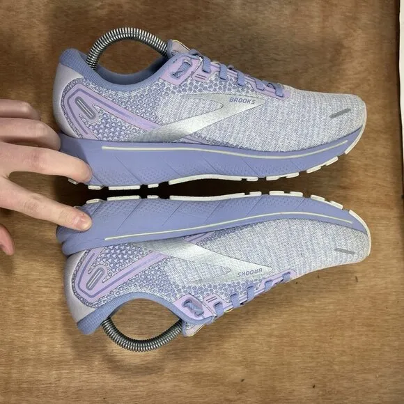 Brooks Ghost 14 Women Size 9.5 Purple Running Sneaker Gym Low Top