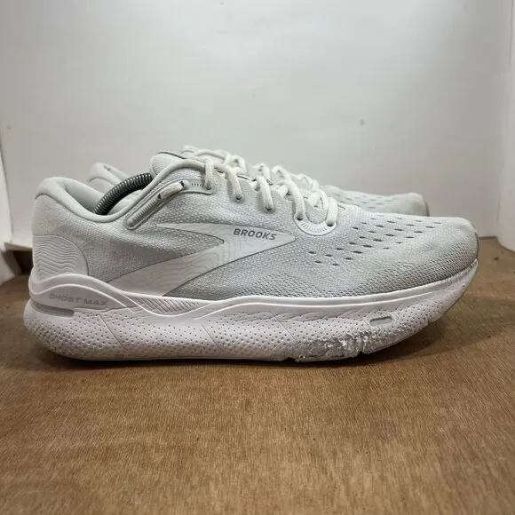 Brooks Ghost Max Men's Size 11.5 D (Medium) Running Shoes White