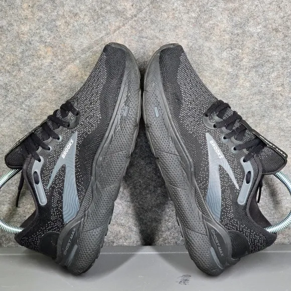 Brooks Ghost Max Running Shoes Comfort Sneakers Triple Black Women's US 7