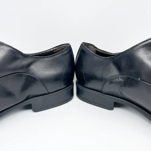 Bruno Magli Men's Mario Cap Toe Oxford Shoes Black Leather Size 13 M
