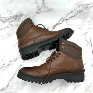 Bruno Magli Val VAL2 Mens Brown Leather Lace Up Casual Dress Boots Size 11 M