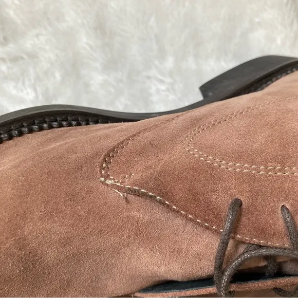 Bugatchi Men’s suede chukka boots lace up size 12
